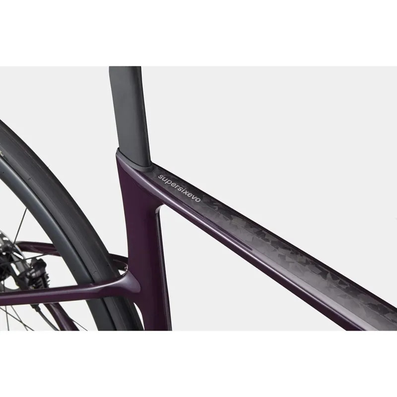 Cannondale SuperSix EVO Hi-MOD 2 2025 Road Bike - Tinted Purple - 56cm-6