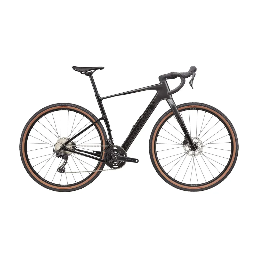 uPRISE Bikes Cannondale Topstone Carbon 3 GRX 2x 2025 Gravel Road Bike - Smoke Black | Price match, 365 day return s, 18-Month Warranty, Finance Available & Free UK Delivery