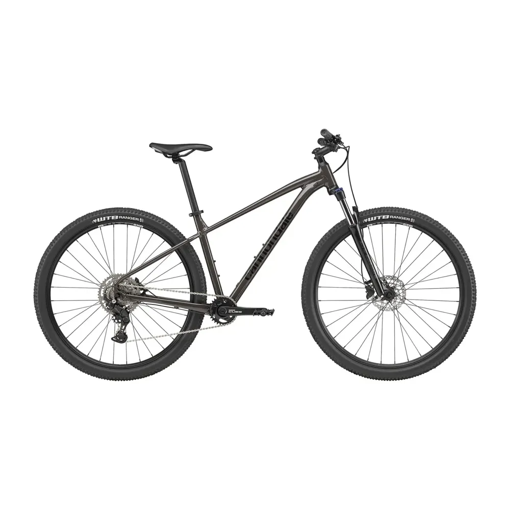 uPRISE Bikes Cannondale Trail 6 2025 Hardtail Mountain Bike - Smoke Black | Price match, 365 day return s, 18-Month Warranty, Finance Available & Free UK Delivery