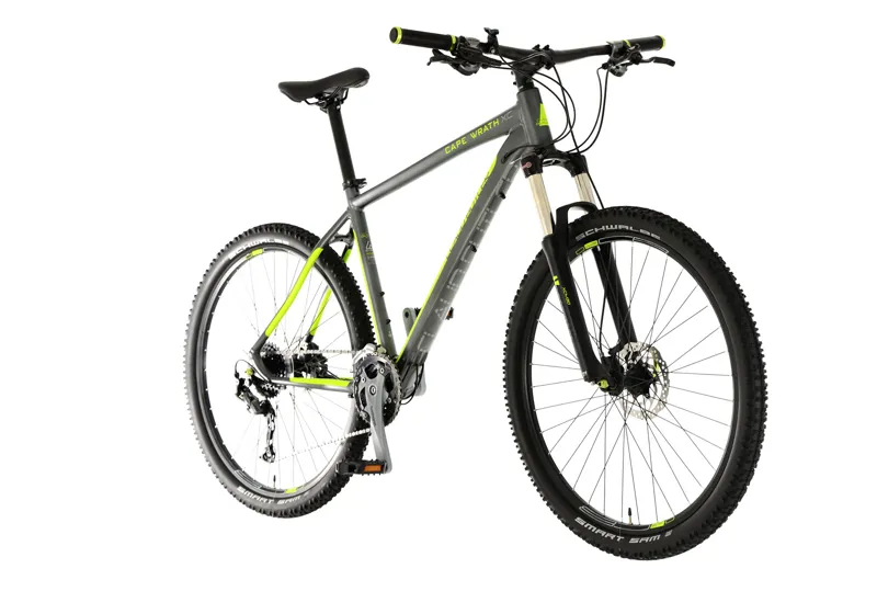 Claud Butler Cape Wrath XC 27.5 2023 Hardtail Mountain Bike Grey/Green-1