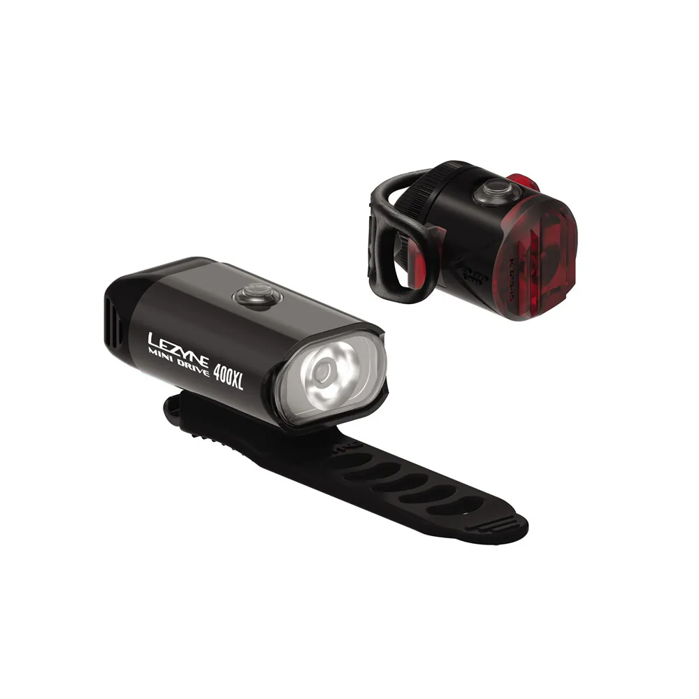 uPRISE Bikes Lezyne Mini Drive 400XL/Femto Drive USB Drive USB Lightset - Black | Price match, 365 day return s, 18-Month Warranty, Finance Available & Free UK Delivery