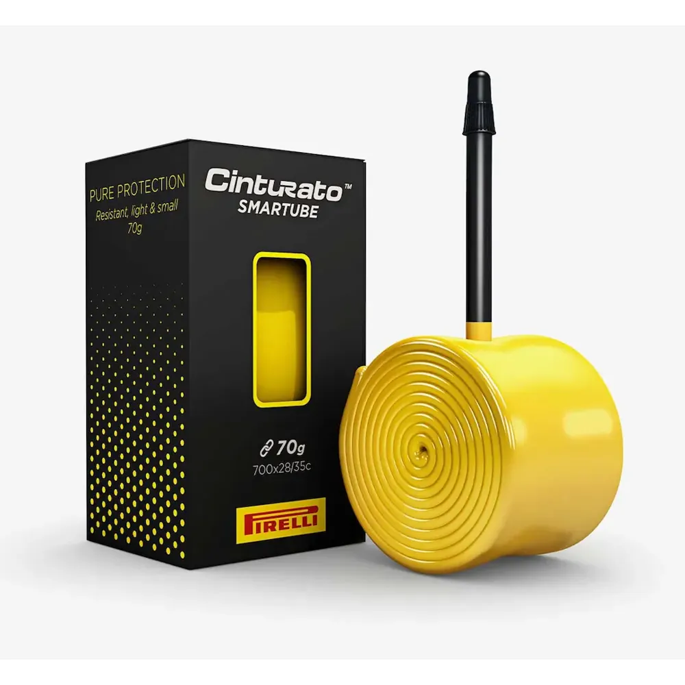 uPRISE Bikes Pirelli Cinturato Smartube 650x40-50 60mm Presta Innertube - Yellow | Price match, 365 day returns, 18-Month Warranty, Finance Available & Free UK Delivery