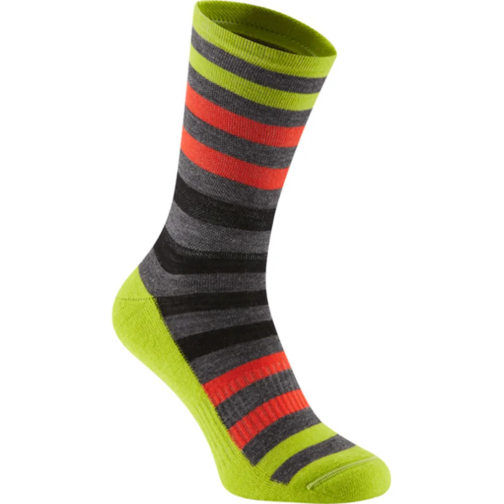 uPRISE Bikes Madison Isoler Merino 3-Season Socks - Yellow | Price match, 365 day return s, 18-Month Warranty, Finance Available & Free UK Delivery