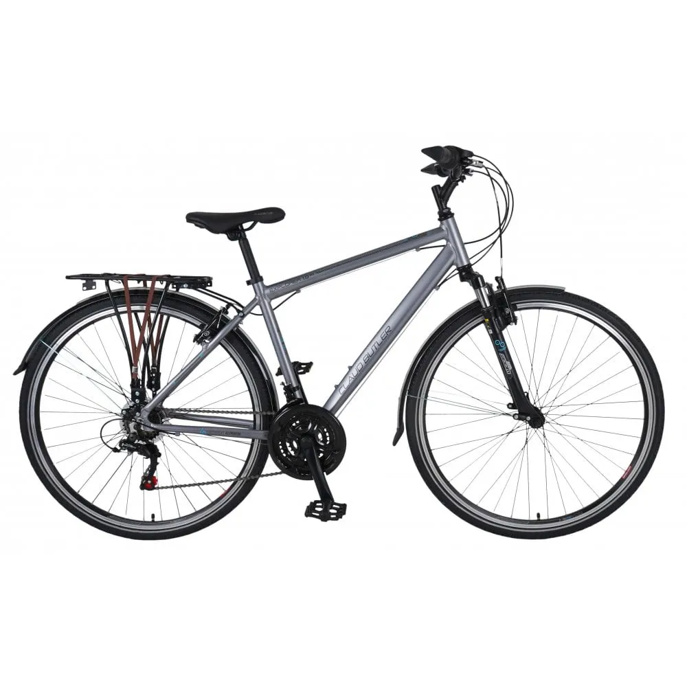 uPRISE Bikes Claud Butler Explorer 1.0 EQ 2027 Hybrid Bike - Silver | Price match, 365 day returns, 18-Month Warranty, Finance Available & Free UK Delivery