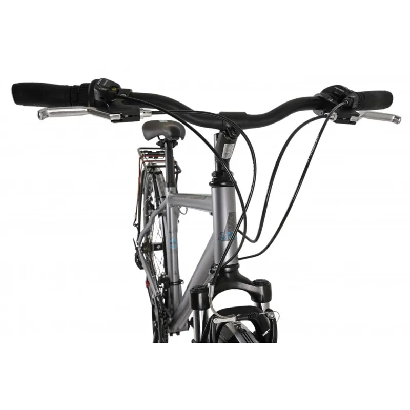 Claud Butler Explorer 1.0 EQ 2027 Hybrid Bike - Silver-3