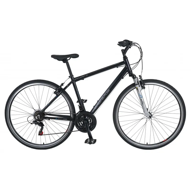 Claud Butler Explorer 1.0 2027 Hybrid Bike - Black
