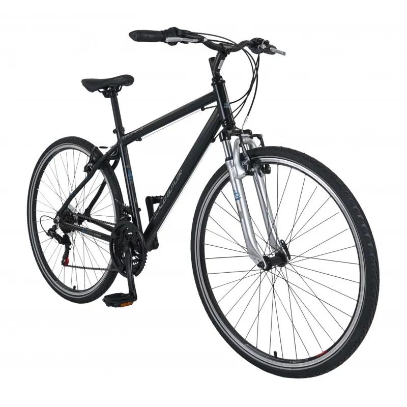 Claud Butler Explorer 1.0 2027 Hybrid Bike - Black-1