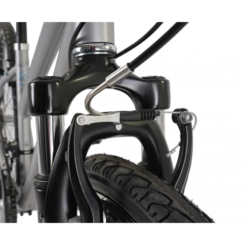 Claud Butler Explorer 1.0 Low Step 2027 Women's Hybrid Bike - Silver-8