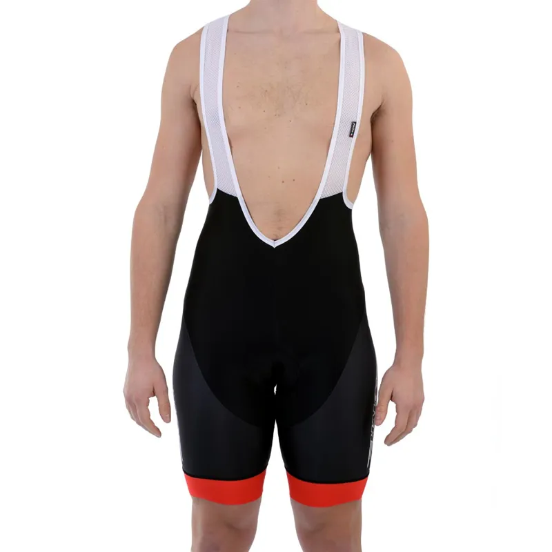 Halo Logo Bib Shorts - Black-1