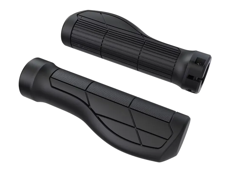 Trek Ergonomic Comp MTB Grips - 130mm - Black-1