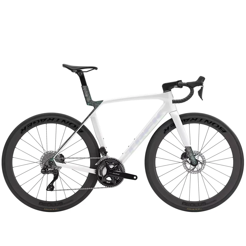 uPRISE Bikes Trek Madone SL 6 2026 Carbon Aero Road Bike - Crystal White/Smoke | Price match, 365 day return s, 18-Month Warranty, Finance Available & Free UK Delivery