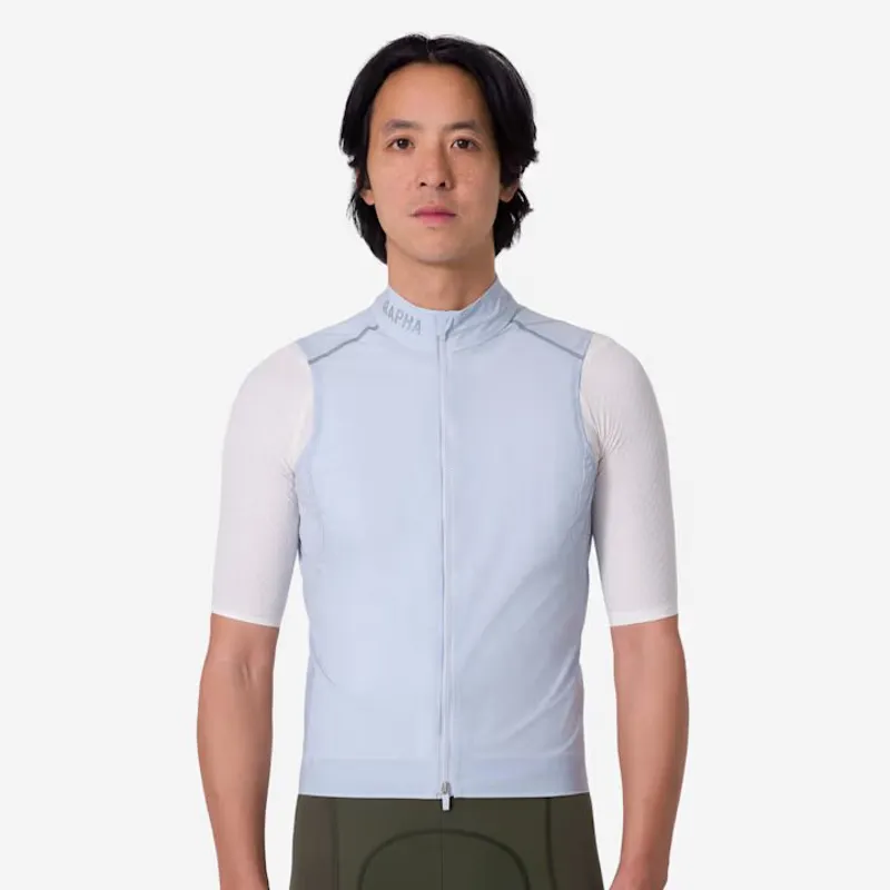 Rapha Pro Team Men's Gilet II - Arctic Ice/Silver Reflective-2