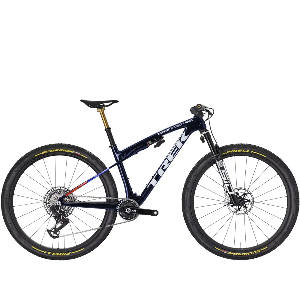 uPRISE Bikes Trek Supercaliber SLR 9.9 XX Flight Attendant 29er 2026 Full Suspension MTB - Navy Smoke | Price match, 365 day return s, 18-Month Warranty, Finance Available & Free UK Delivery