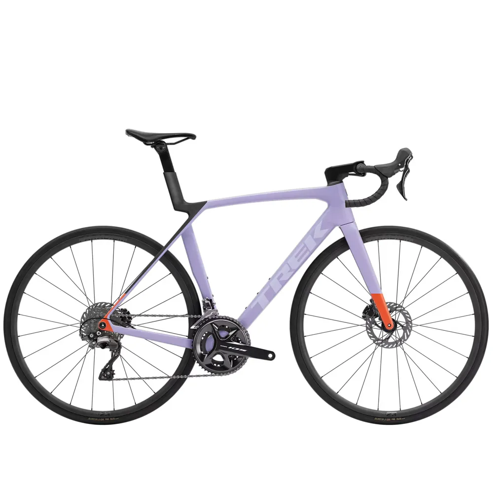 uPRISE Bikes Trek Madone SL 5 2026 Carbon Aero Road Bike - Lavender Haze/Smoke | Price match, 365 day return s, 18-Month Warranty, Finance Available & Free UK Delivery