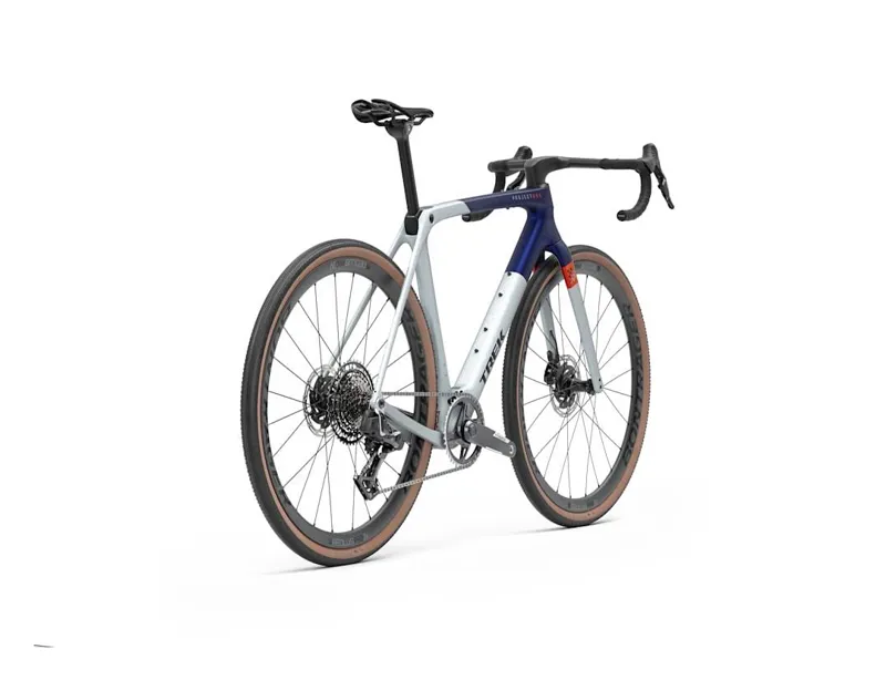 Trek Checkmate SLR 7 AXS 2026 Gravel Road Bike - Hex Blue/Plasma Grey-1