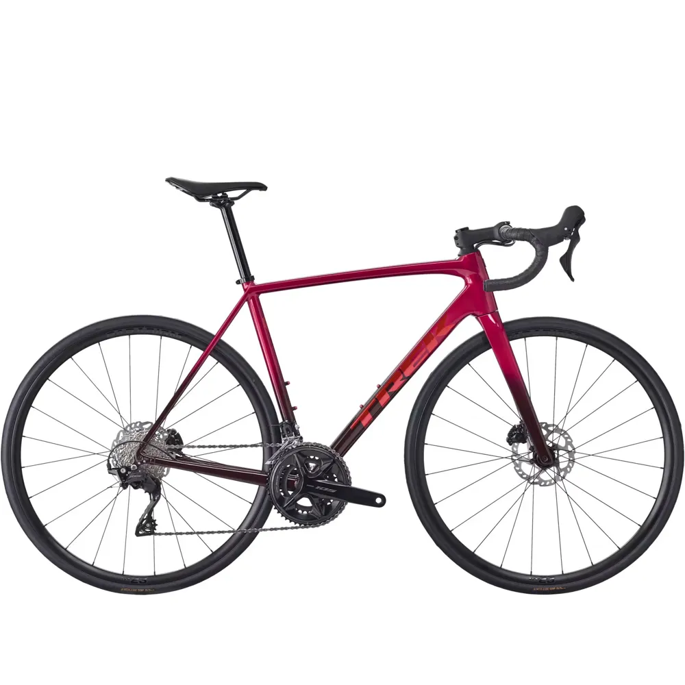 uPRISE Bikes Trek Emonda ALR 5 2026 Road Race Bike - Crimson/Carmine Fade | Price match, 365 day return s, 18-Month Warranty, Finance Available & Free UK Delivery