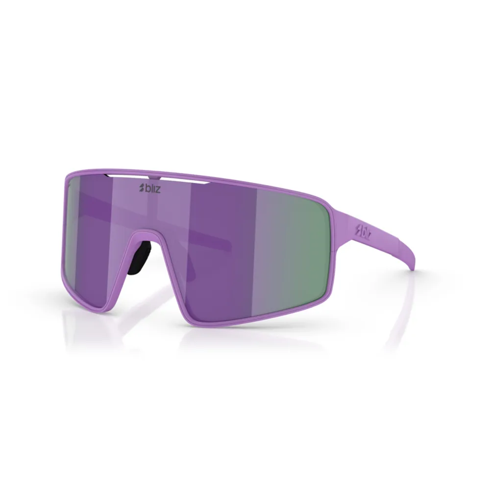 uPRISE Bikes Bliz P001 Sunglasses - Large - Matte Purple/Purple Lens | Price match, 365 day return s, 18-Month Warranty, Finance Available & Free UK Delivery