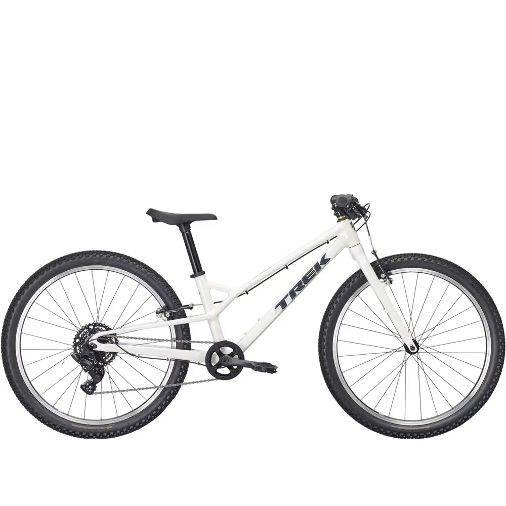 uPRISE Bikes Trek Wahoo 24 Path 24w 2026 Junior Hybrid Bike - Crystal White | Price match, 365 day return s, 18-Month Warranty, Finance Available & Free UK Delivery