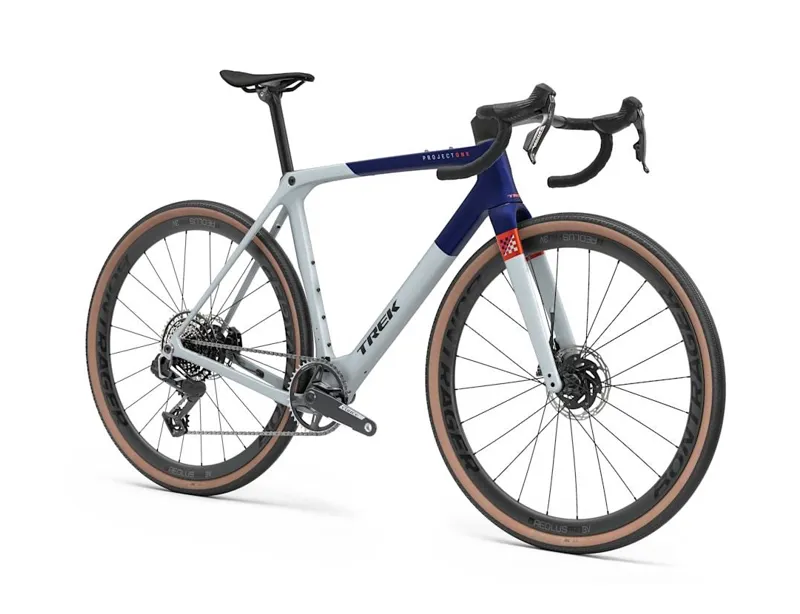 Trek Checkmate SLR 7 AXS 2026 Gravel Road Bike - Hex Blue/Plasma Grey-2