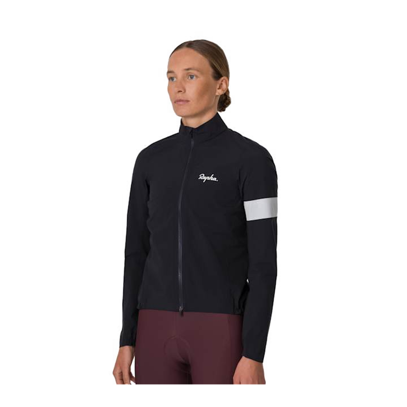 Rapha Core Women's Waterproof Rain Jacket III - Black/White-3