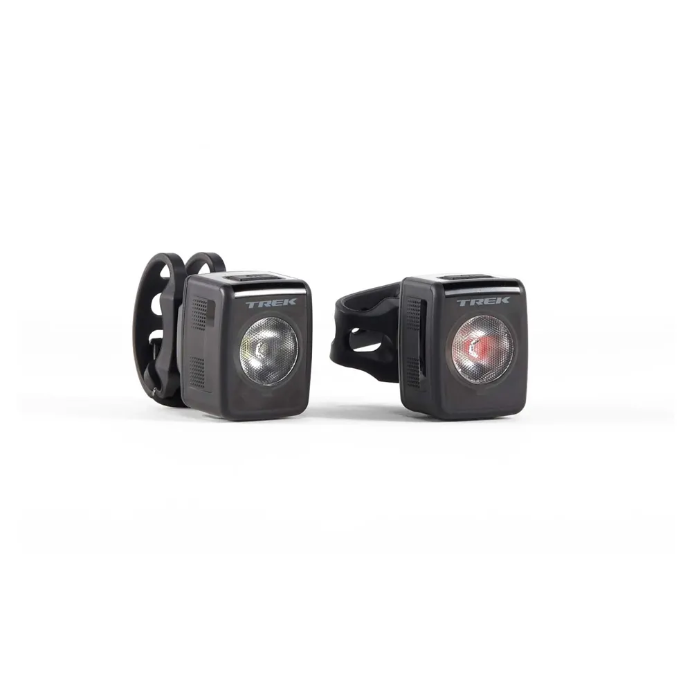 uPRISE Bikes Trek Ion 200 RT/Flare RT USB Rechargeable Lightset - Black | Price match, 365 day return s, 18-Month Warranty, Finance Available & Free UK Delivery
