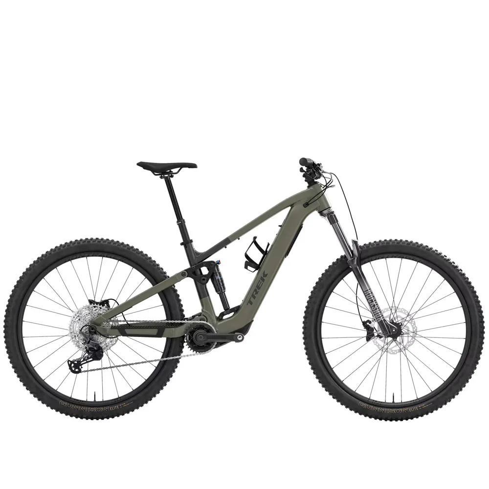 uPRISE Bikes Trek Fuel+ EX 5 29er 2026 Electric Full Suspension MTB - Olive Grey | Price match, 365 day return s, 18-Month Warranty, Finance Available & Free UK Delivery