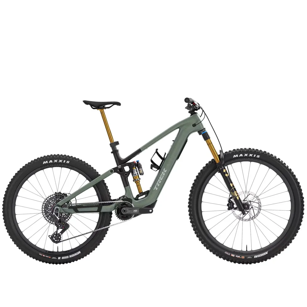 uPRISE Bikes Trek Fuel+ MX 9.9 X0 AXS 2026 Electric Full Suspension MTB - Lichen Green | Price match, 365 day return s, 18-Month Warranty, Finance Available & Free UK Delivery