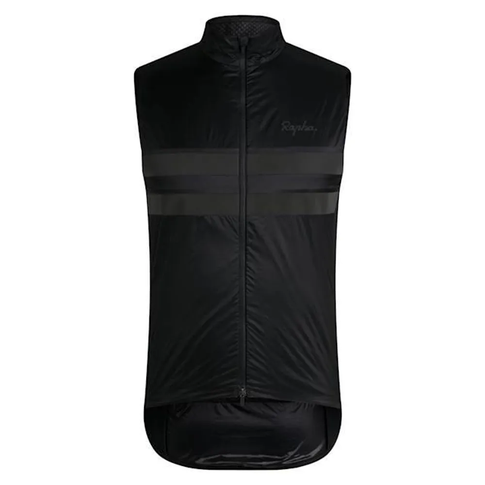 uPRISE Bikes Rapha Brevet Men's Insulated Gilet - Black/Black | Price match, 365 day return s, 18-Month Warranty, Finance Available & Free UK Delivery