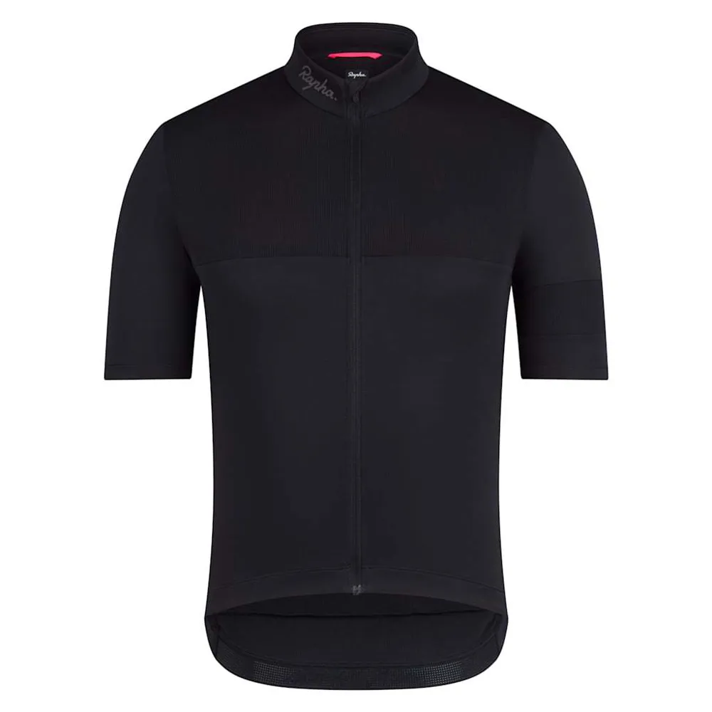 uPRISE Bikes Rapha Brevet Element Men's Short Sleeve Jersey - Black/Grey | Price match, 365 day return s, 18-Month Warranty, Finance Available & Free UK Delivery