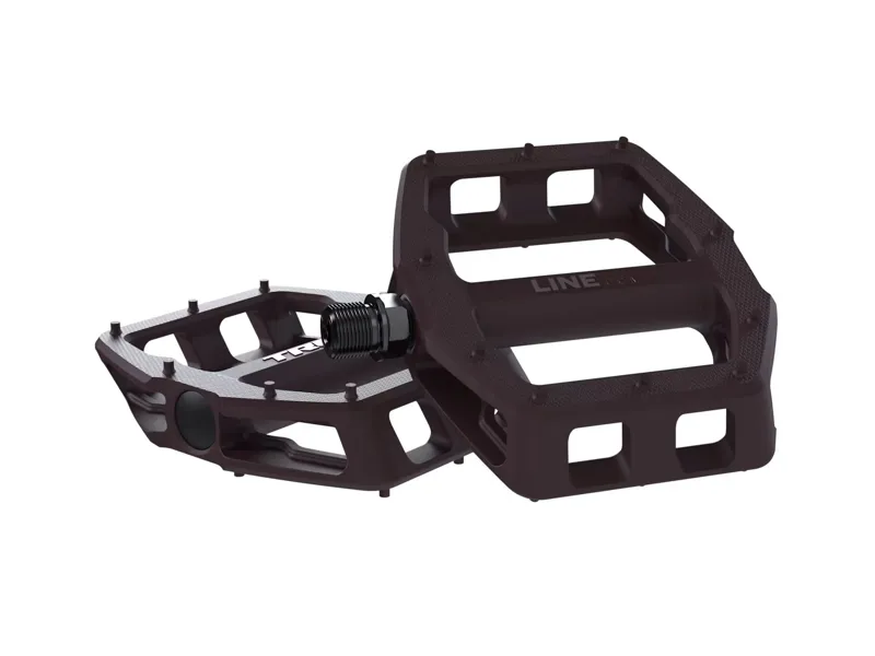 Trek Line Comp Flat MTB Pedals - Mulberry