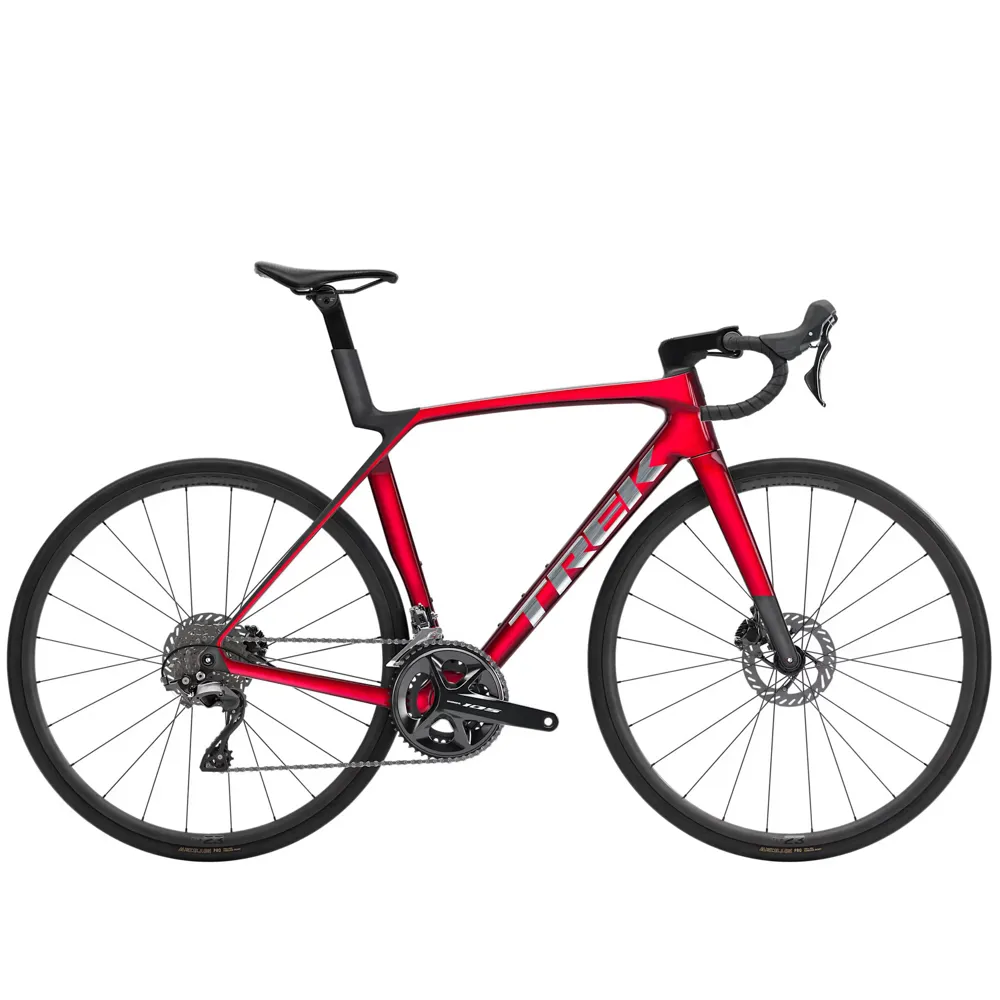 uPRISE Bikes Trek Madone SL 5 2026 Carbon Aero Road Bike - Fury Red/Smoke | Price match, 365 day return s, 18-Month Warranty, Finance Available & Free UK Delivery