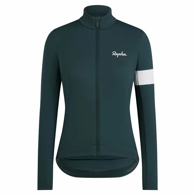 Rapha Core Women's Winter Jacket - Forest Green/White
