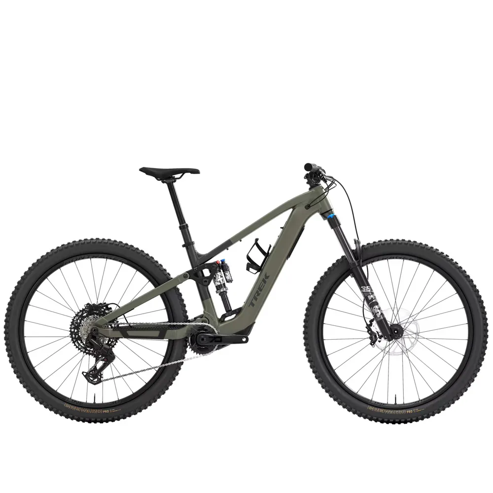 uPRISE Bikes Trek Fuel+ EX 8 29er 2026 Electric Full Suspension MTB - Olive Grey | Price match, 365 day return s, 18-Month Warranty, Finance Available & Free UK Delivery