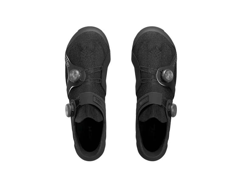 Trek RSL Knit Road Cycling Shoes - Black/Dark Grey-4