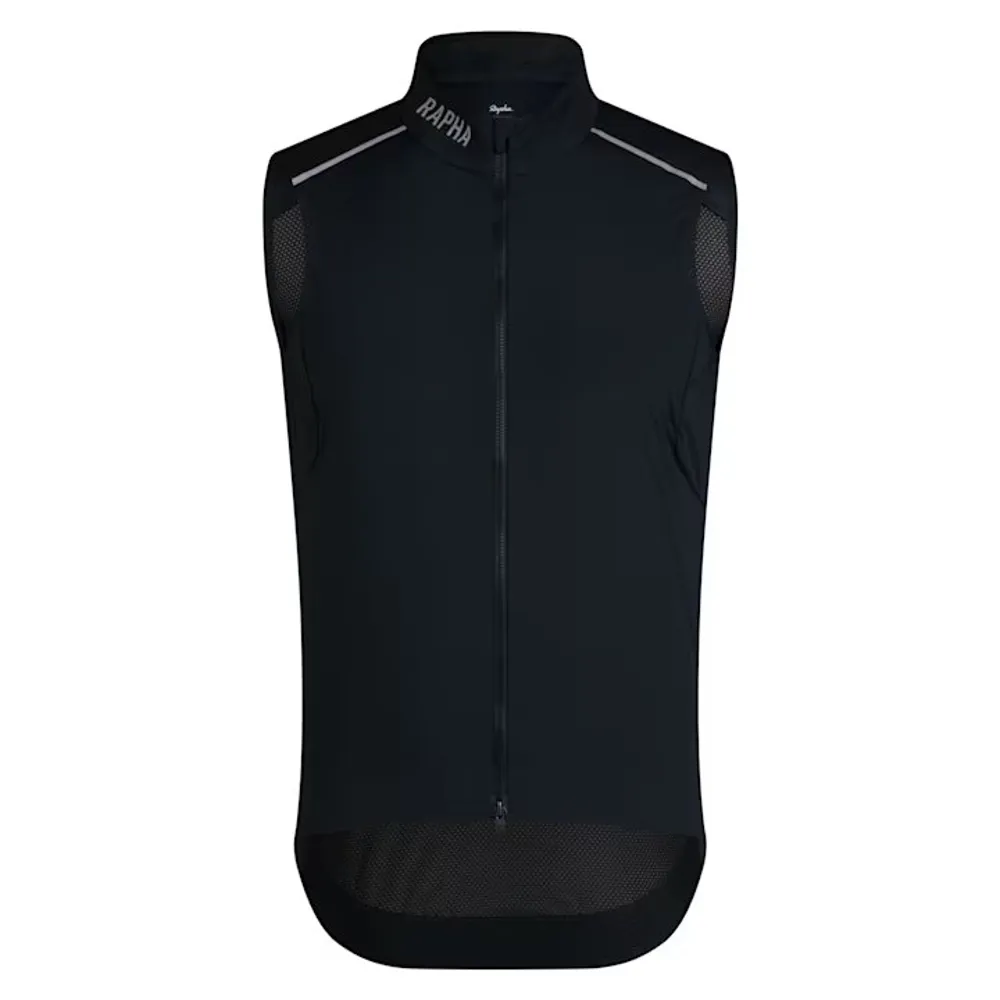 uPRISE Bikes Rapha Pro Team Men's Gilet II - Black/Silver | Price match, 365 day return s, 18-Month Warranty, Finance Available & Free UK Delivery