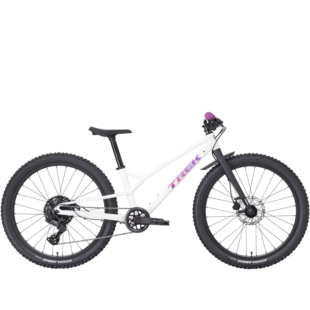 uPRISE Bikes Trek Wahoo 24 Trail 24w 2026 Kids Bike - Crystal White | Price match, 365 day return s, 18-Month Warranty, Finance Available & Free UK Delivery