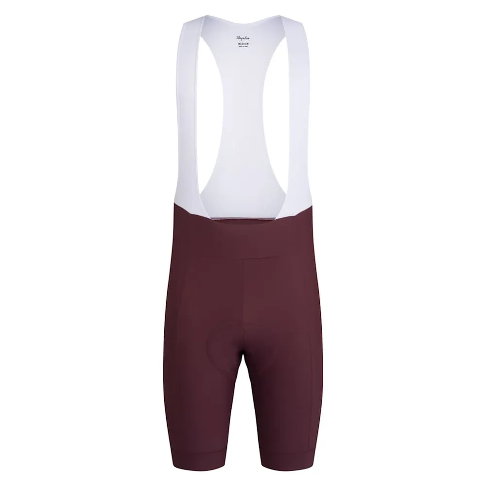 uPRISE Bikes Rapha Core Men's Bib Shorts - Burgandy | Price match, 365 day return s, 18-Month Warranty, Finance Available & Free UK Delivery