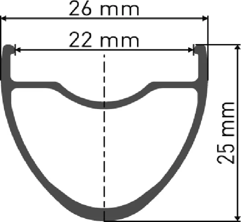 Dt Swiss RR 481 DB SBWT 28H Presta Drilled Disc Brake 700c Rim - Black-1