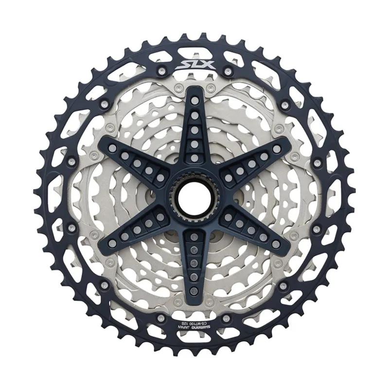 Shimano SLX M7100 12 Speed Cassette 10-51T - Silver/Black-1