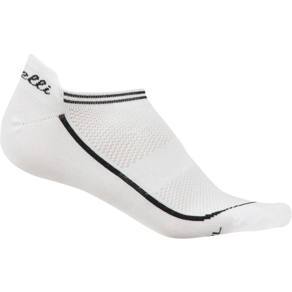 uPRISE Bikes Castelli Invisibile Sock - White | Price match, 365 day return s, 18-Month Warranty, Finance Available & Free UK Delivery