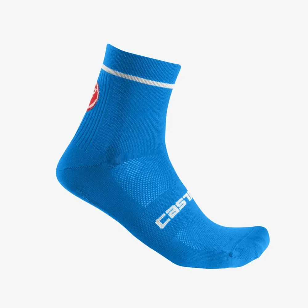 uPRISE Bikes Castelli Entrata 9 Socks - Azzurro Italia | Price match, 365 day return s, 18-Month Warranty, Finance Available & Free UK Delivery