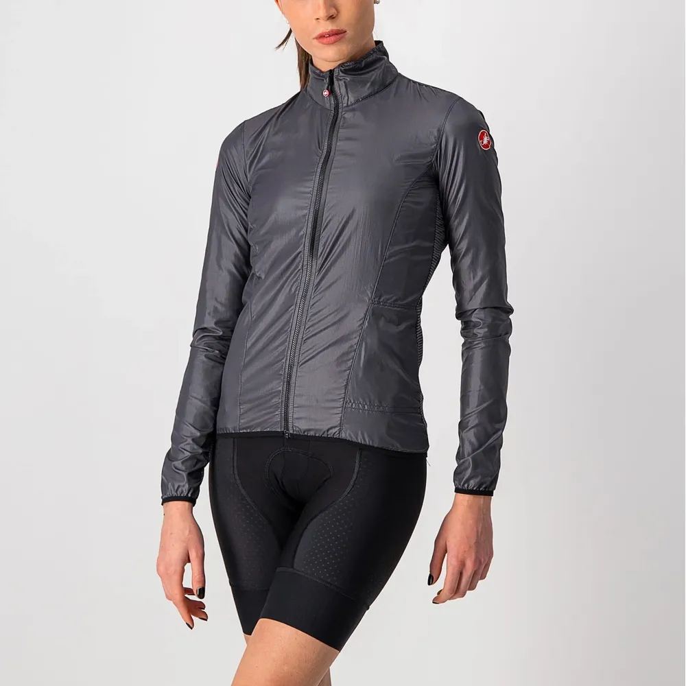uPRISE Bikes Castelli Aria Shell Windproof Women's Jacket - Dark Grey | Price match, 365 day return s, 18-Month Warranty, Finance Available & Free UK Delivery