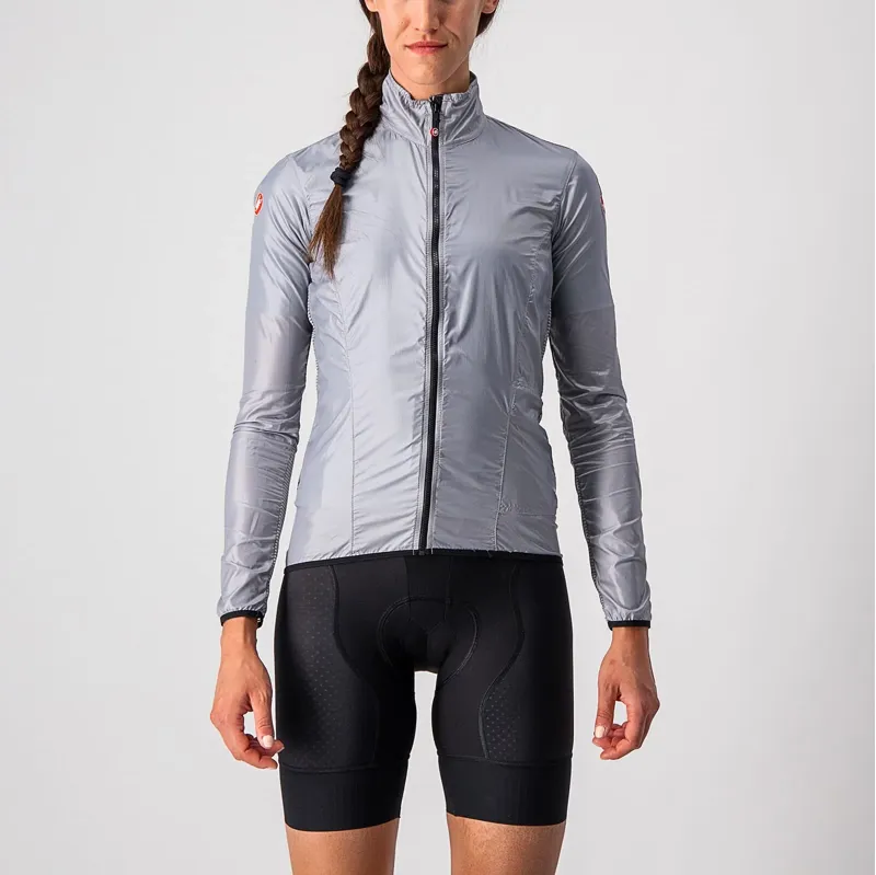 Castelli Aria Shell Windproof Women's Jacket - Silver Grey-2