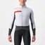 Castelli Beta RoS Men's Jacket - Silver Grey/Dark Grey/Red