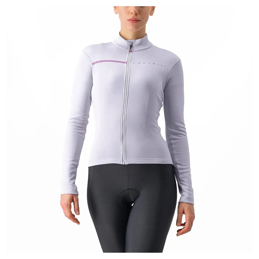 uPRISE Bikes Castelli Sinergia 2 Women's Long Sleeve Jersey - Purple Mist/Purple Dew | Price match, 365 day return s, 18-Month Warranty, Finance Available & Free UK Delivery