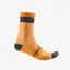 Castelli Alpha 18 Men's Socks - Vivid Orange/Dark Grey