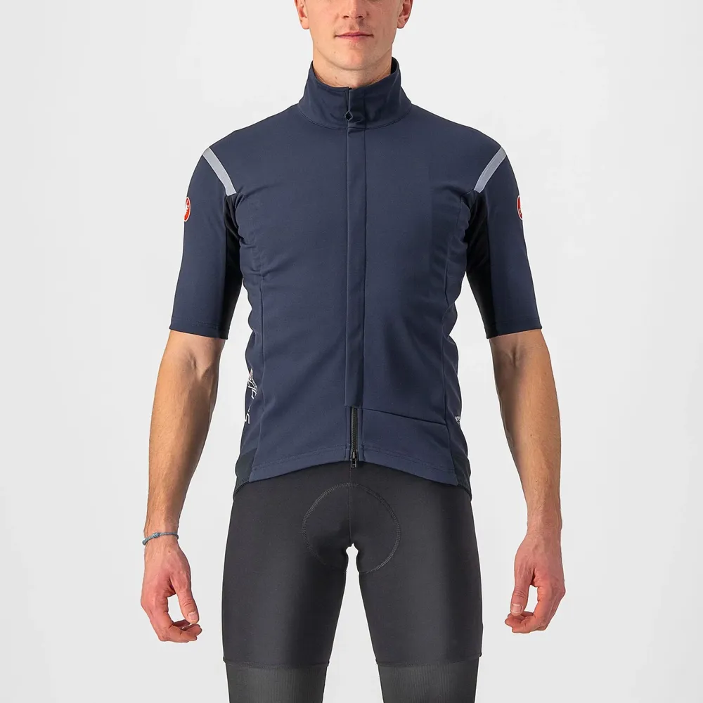 uPRISE Bikes Castelli Gabba RoS 2 Men's Short Sleeve Jersey - Belgian Blue/Silver | Price match, 365 day return s, 18-Month Warranty, Finance Available & Free UK Delivery