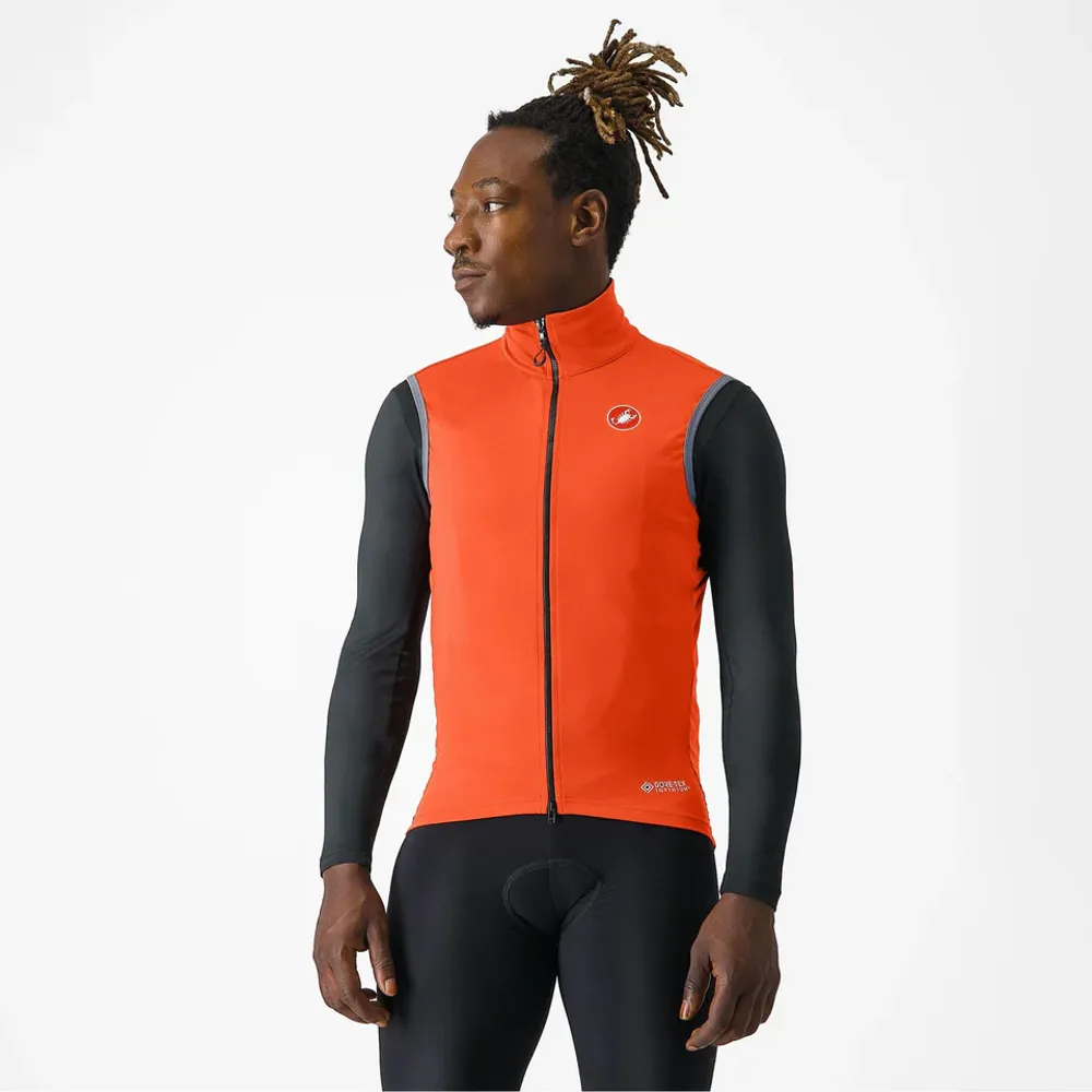 uPRISE Bikes Castelli Perfetto RoS 2 Men's Vest - Brilliant Orange | Price match, 365 day return s, 18-Month Warranty, Finance Available & Free UK Delivery