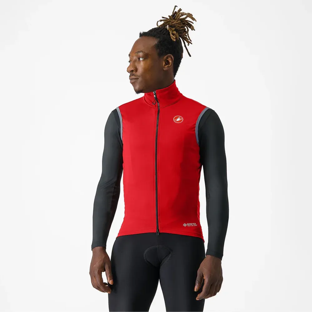uPRISE Bikes Castelli Perfetto RoS 2 Men's Vest - Rich Red | Price match, 365 day return s, 18-Month Warranty, Finance Available & Free UK Delivery