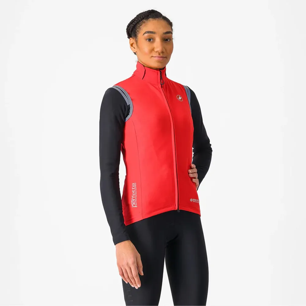 uPRISE Bikes Castelli Perfetto RoS 2 Women's Vest - Hibiscus | Price match, 365 day return s, 18-Month Warranty, Finance Available & Free UK Delivery